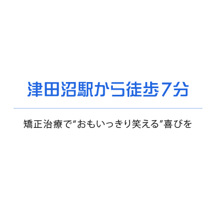 津田沼駅から徒歩3分